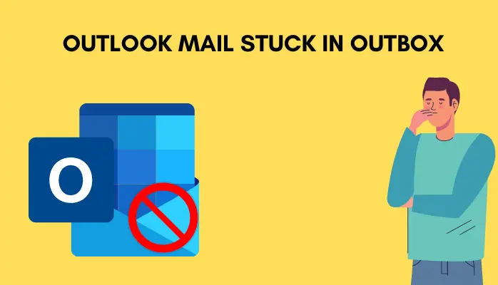 Outlook mail stuck in outbox