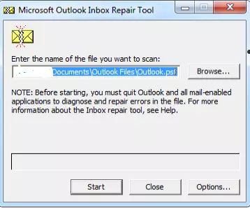 Repair Outlook PST Files