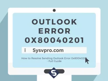 Outlook Error 0x80040201